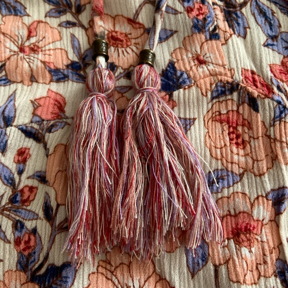 Knox Rose Floral Mini Dress - Pink and Blue - Picture 3 of 5